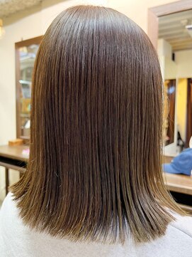 オンスター(ONSTAR) 20代30代40代髪質改善くびれボブアッシュブラウン透明感