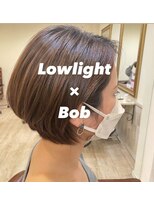 ヘアーズ ロッソ(hair's ROSSO) Low light×Bob[30代40代50代]