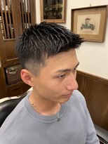 ヒロギンザバーバーショップ 新宿店(HIRO GINZA BARBER SHOP)&nbsp;フェードスタイル(理容室/メンズ/barber shop新宿店)