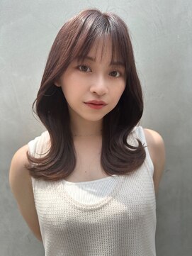 アイヴィ 表参道(IVY) ナチュラルブラウンくびれミディアム【肥田亜沙美】