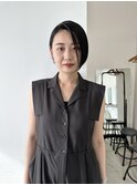 黒髪ショートボブ