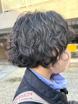 ナループロアオハナ(Nalu pu loa ohana) ボブパーマ/くるくるパーマ/パーマ/大きめカールパーマ