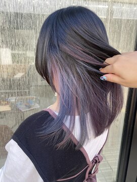 エクラヘア(ECLAT HAIR) ウルフ×ユニコーンカラー