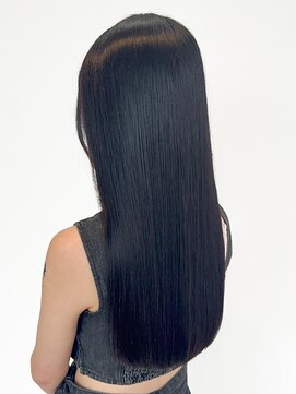 アイティー バイ アルバム 浦和店(IT by ALBUM) ブルーブラック_エアリーロングピンクブラウン_ba480491