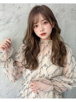 オリジンズヘアーセカンド 守谷店(Origins hair 2nd)&nbsp;韓国風ハッシュカット×カーキ系ベージュカラー×BYKARTE TR