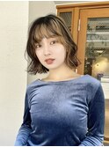 フルバングフェイスフレーミングボブ
