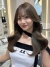 学割U24学生応援クーポン☆韓国風カット+カラー+トリートメント￥7980【新宿】