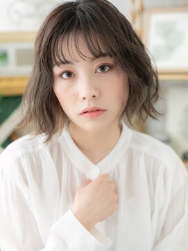 カバーヘア ブリス 大宮西口(COVER HAIR bliss) イヤリングカラー外国人風小顔ゆるふわミディh3大宮20代30代40代