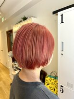 エイト新宿店(EIGHT shinjuku) ワンブリーチで発色