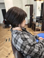 オラ ボーテ(Aura Beaute)&nbsp;前下がりひし形ショートボブ