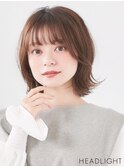 小顔魅せカット×愛され×くびれヘア×フレンチカジュアル