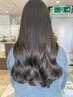 【艶髪カラー】カット＋イルミナ髪質改善カラー＋ダメージレスTR￥15350