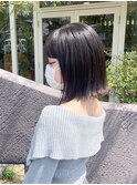 《TOPHAIR 玉島店/ ぱん》切りっぱなしボブ