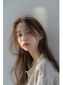 ロング/センター/似合わせ/ミディアム/【lana hair新宿】