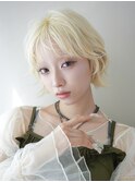 くびれヘアで小顔見えするシルキーブロンド横浜　成田