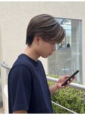 センターパート/ダウンパーマ
