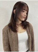 秋brown+レイヤーカット