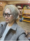 グレーとベージュ◆イケオジ◆ロングでも清潔感