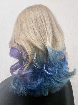 アディクト 綾瀬(ADDICT) 【ADDICT_MAYA】パープル&ブルーデザインカラー