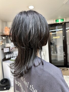 クオリス 上板橋店(QUALIS) ひし形くびれハイレイヤー　毛先ワンカール　ウルフハイレイヤー