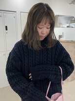 ノウハウ タニマチ(KNOWHOW tanimachi)&nbsp;ミルキーベージュ◎ゆるふわボブ/オン眉前髪
