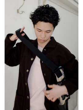 ウェルネス(Wellness) メンズ/ブッダパーマ/スパイキーショート