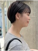 20代30代前髪なしショートハンサムショート丸みショートレイヤー