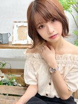 エミュー 湘南台店(emue)&nbsp;ハッシュカット/グレージュ/デザインカラー/湘南台駅