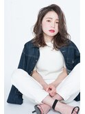 【REJOICE hair】リバースカールのミディアムボブ