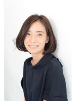 アース 上野店(HAIR&MAKE EARTH) 大人ナチュラル☆ワンカールボブ【EARTH　上野】