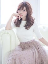 ヘアーズ ベリー あびこ店(hairs BERRY)&nbsp;可愛さをセーブした抜け感たっぷりのシフォンロング