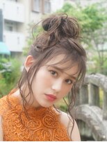 ミジョレ(MIJYORE)&nbsp;シースルーバング×お団子アレンジ