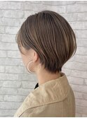 【ORO】くびれショートミルクティーベージュカラー 益子