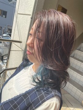 髪技空間アノン(anon) インナーカラ-