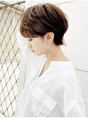 マッシュショート/ショートボブ/耳掛けショート/アッシュ