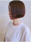 大人カッコ良い艶と潤いのミニボブ/ヘルシースタイル