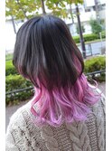 くらげヘアのデザインカラー