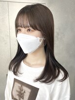 【vain#I】顔周りカットとベージュカラー