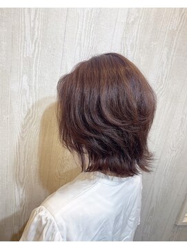 テーラヘアー 鎌ケ谷店(TELA HAIR) レイヤーボブ×ラベンダーブラウン【TELAHAIR鎌ヶ谷】