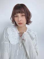 ルービック 難波(Rubik's)&nbsp;イメチェンフェミニン小顔カットアッシュブラウンボブ