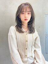 アルテ(ARTE)&nbsp;【ARTE表参道/青山】モテ髪ミディアム×ブリーチなし透明感
