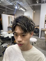 エルオム(EL.HOMME)&nbsp;【RYUYA】アップバング×ハイライト(メッシュ)