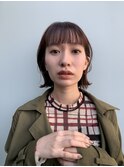 表参道駅/レイヤーカット/顔周り/酸性ストレート/縮毛矯正/ボブ