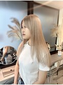 ハイトーンカラー/ダブルカラー/ホワイトブロンド