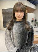 くすみカラー オリーブベージュ グレージュカラー /林