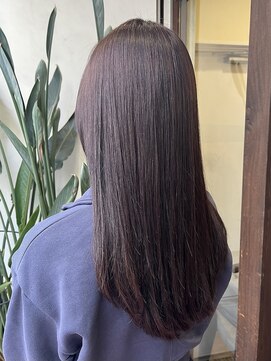 アン(Hair make un) ラベンダーブラウン