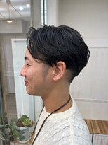 ネウィサリュー 立川(newi saLyu)&nbsp;メンズカットアッシュブラックナチュラルパーマ黒髪爽やか立川