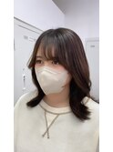ミディアムくびれヘア