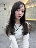 ザクザクレイヤーカット巻き方簡単ミディアムロング韓国表参道