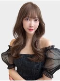 20代30代大人美人小顔ブリーチなし韓国ヘアアッシュベージュ